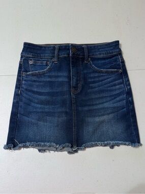 American Eagle Ne(x)t Level Stretch Denim Mini Skirt Size 4